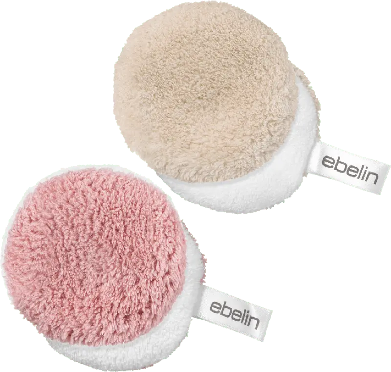 ebelin Abschminkpads aus Mikrofaser sortiert