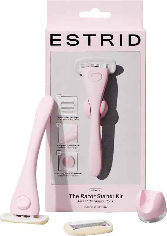 Estrid Rasierer Starterkit Bloom