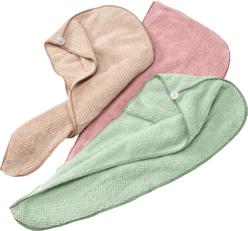 ebelin Haarturban aus Mikrofaser sortiert