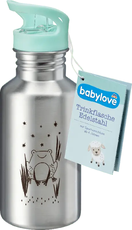babylove Trinkflasche aus Edelstahl sortiert