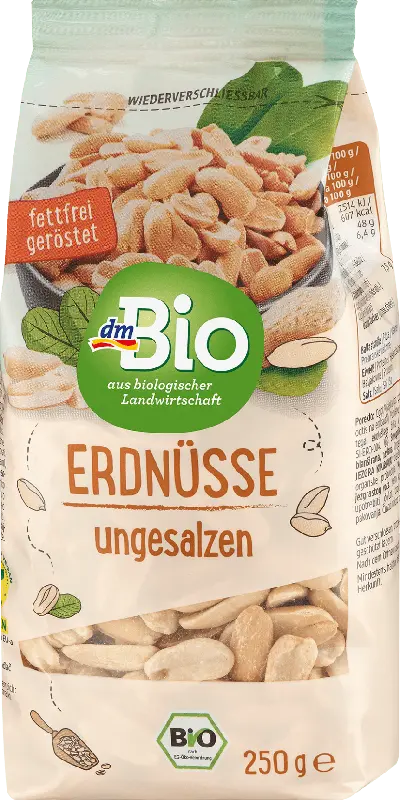 dmBio Erdnüsse ungesalzen
