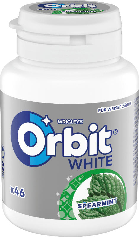 Orbit Kaugummi White Spearmint Bottle