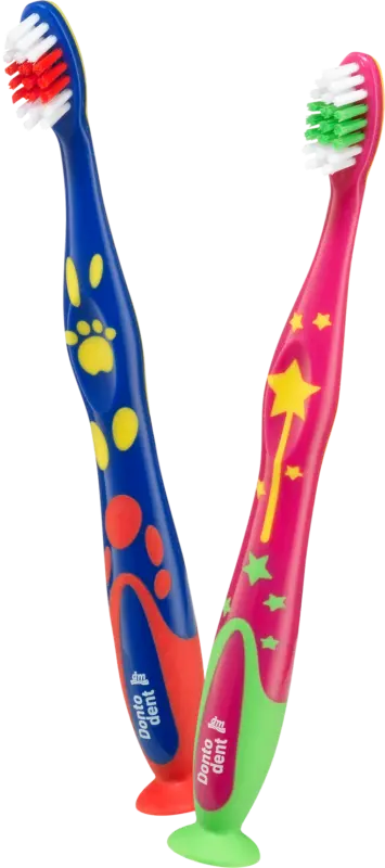 Dontodent Erste Zähnchen Zahnbürste für Milchzähne extra weich sortiert