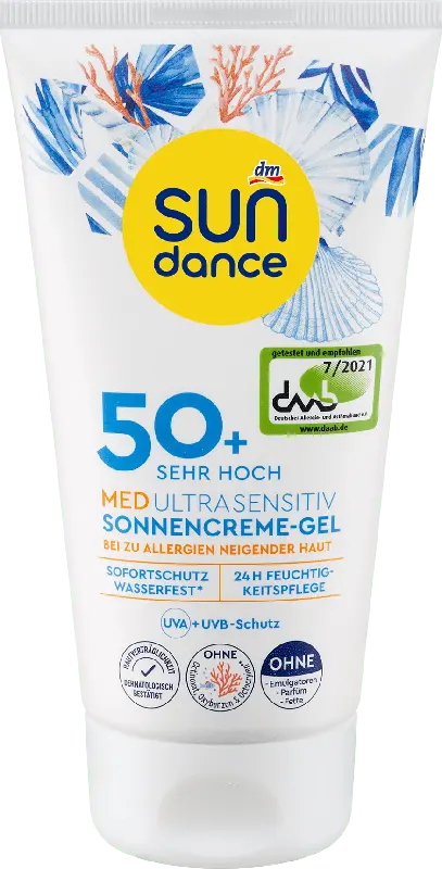 SUNDANCE MED Ultra Sensitiv Sonnencreme-Gel LSF 50+
