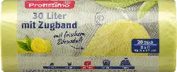 Profissimo Zugband-Müllbeutel mit Duft 30 Liter