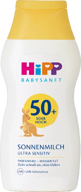 Hipp Babysanft Sonnenmilch Ultra Sensitiv 50+