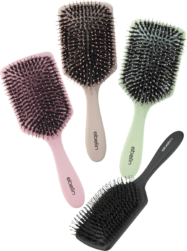 ebelin Paddle Bürste Pflege & Glanz sortiert