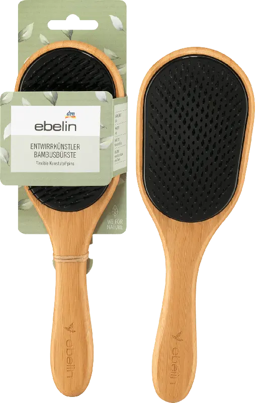 ebelin Flachbürste Entwirrkünstler Bambusbürste
