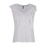 Chicorée Robin Bluse, Weiss