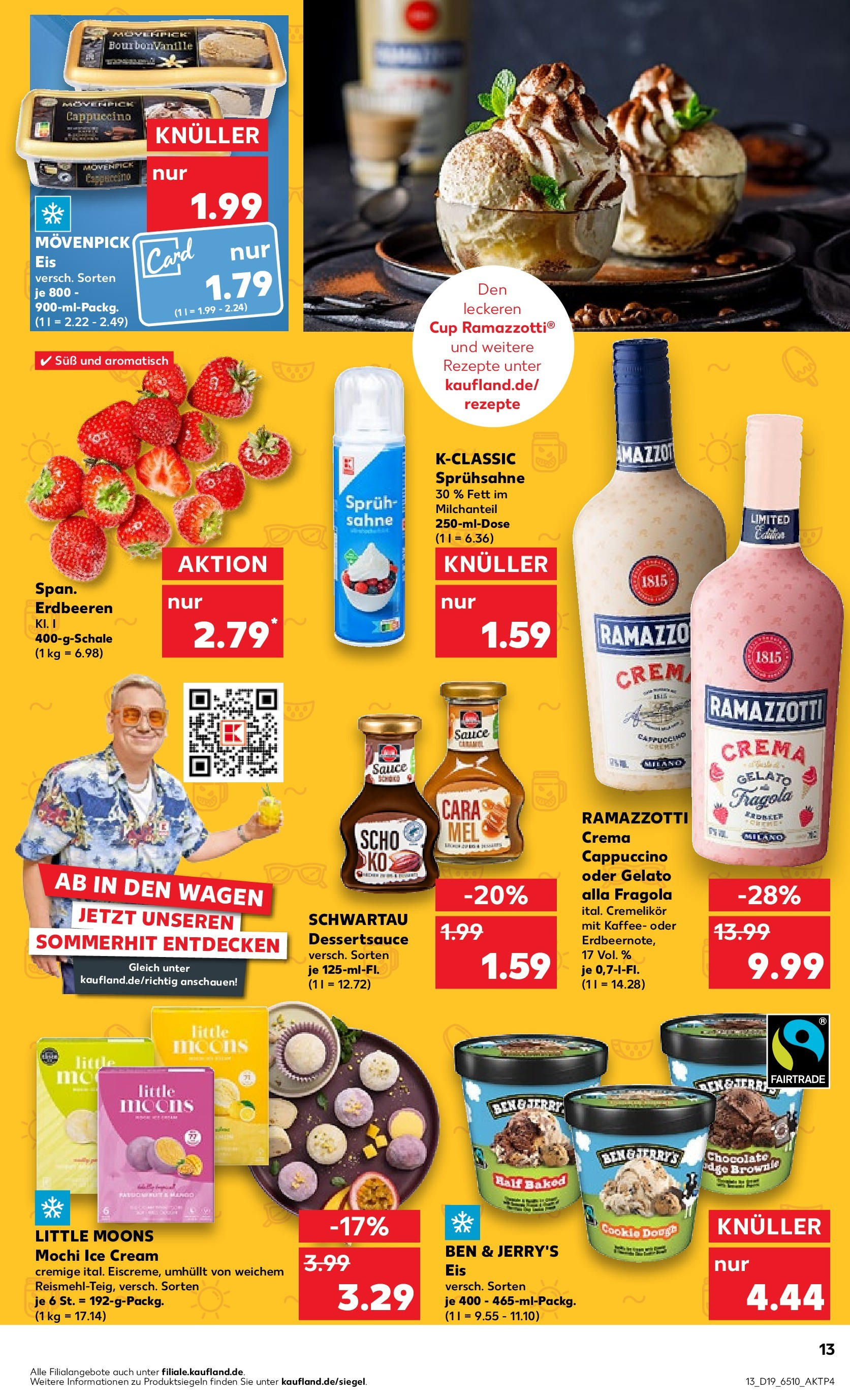 Kaufland - Rheinland-Pfalz (ab 10.05.2024) » Angebote Online zum Blättern | Seite: 13 | Produkte: Kaffee, Erdbeeren, Sahne