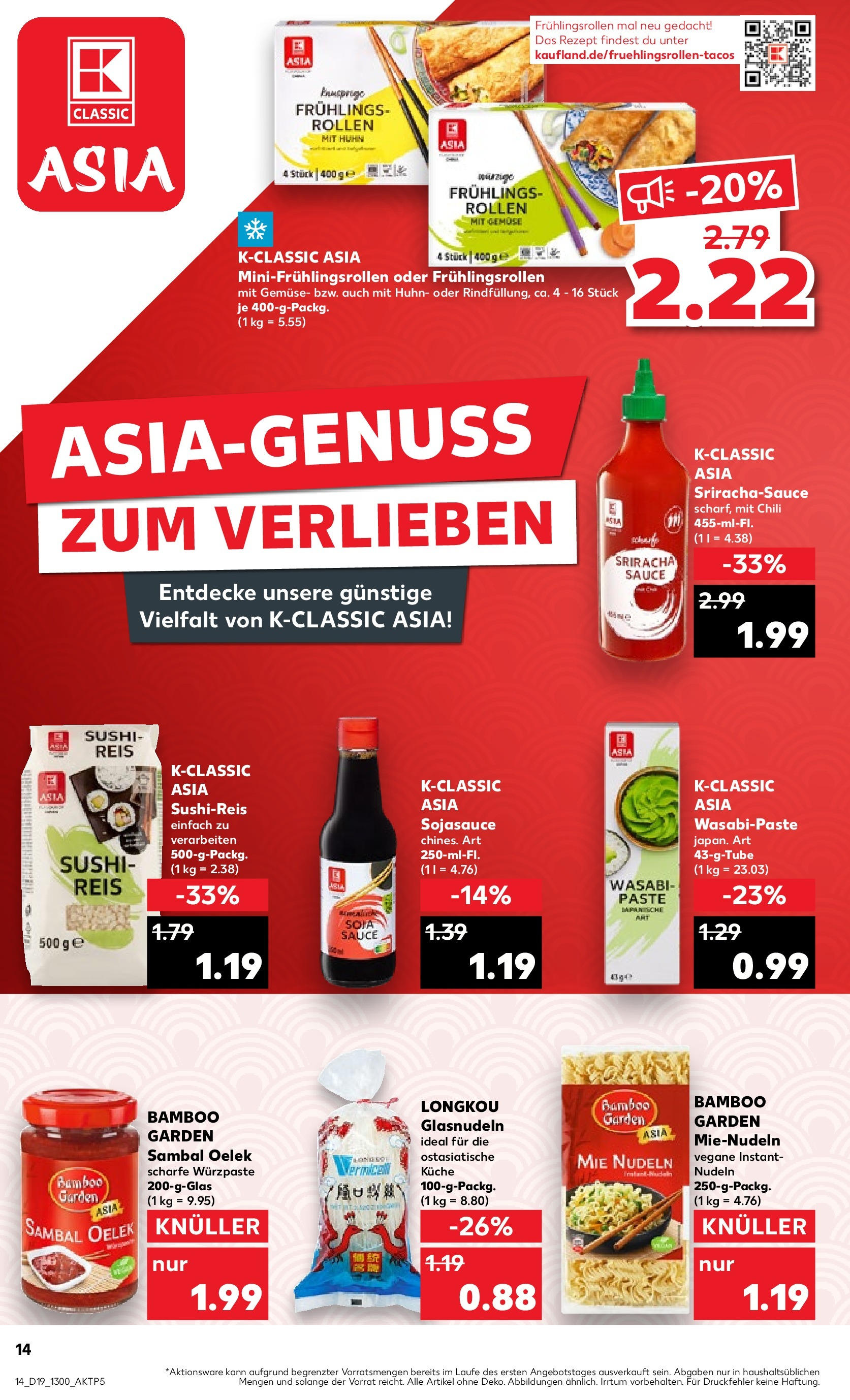 Kaufland - Nordrhein - Westfalen (ab 10.05.2024) » Angebote Online zum Blättern | Seite: 14 | Produkte: Küche, Gemüse, Chili, Nudeln