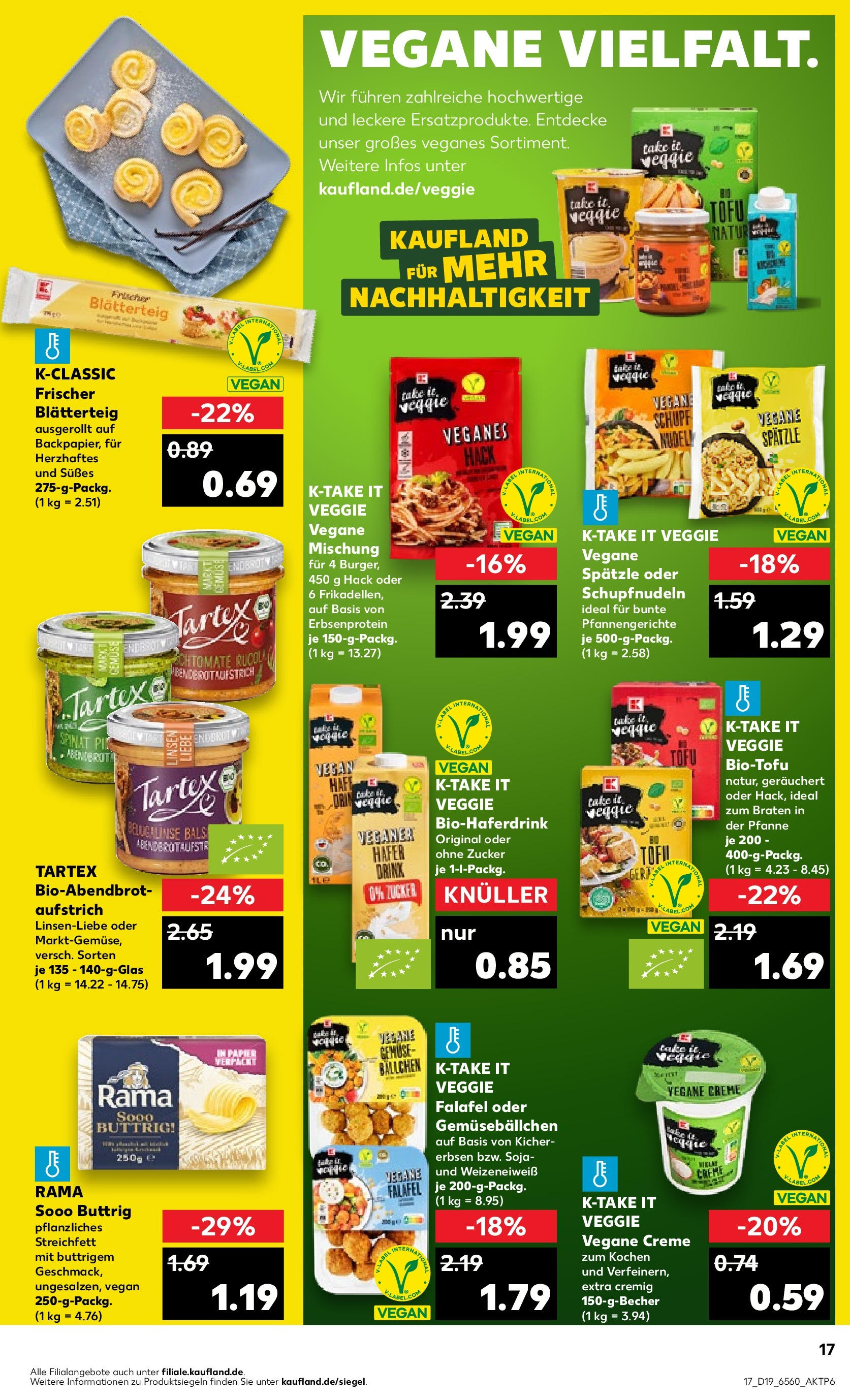 Kaufland - Rheinland-Pfalz (ab 10.05.2024) » Angebote Online zum Blättern | Seite: 17 | Produkte: Rucola, Creme, Zucker, Erbsen