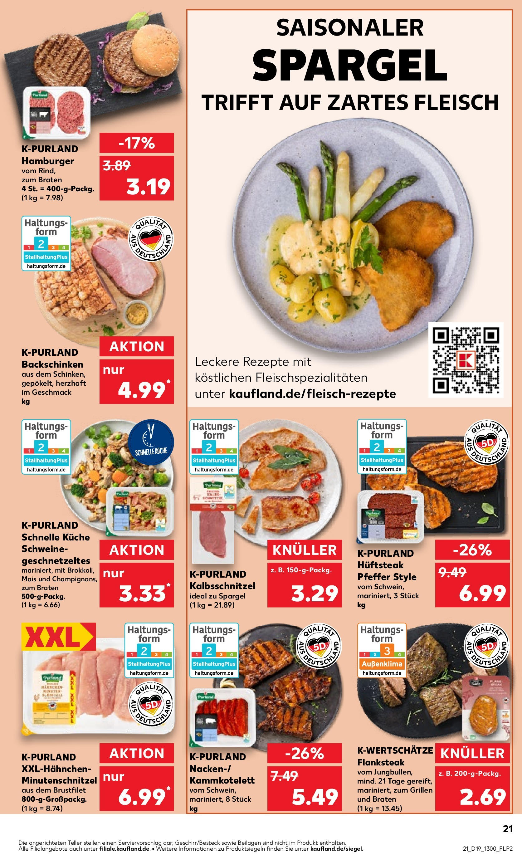 Kaufland - Nordrhein - Westfalen (ab 10.05.2024) » Angebote Online zum Blättern | Seite: 21 | Produkte: Küche, Spargel, Pfeffer