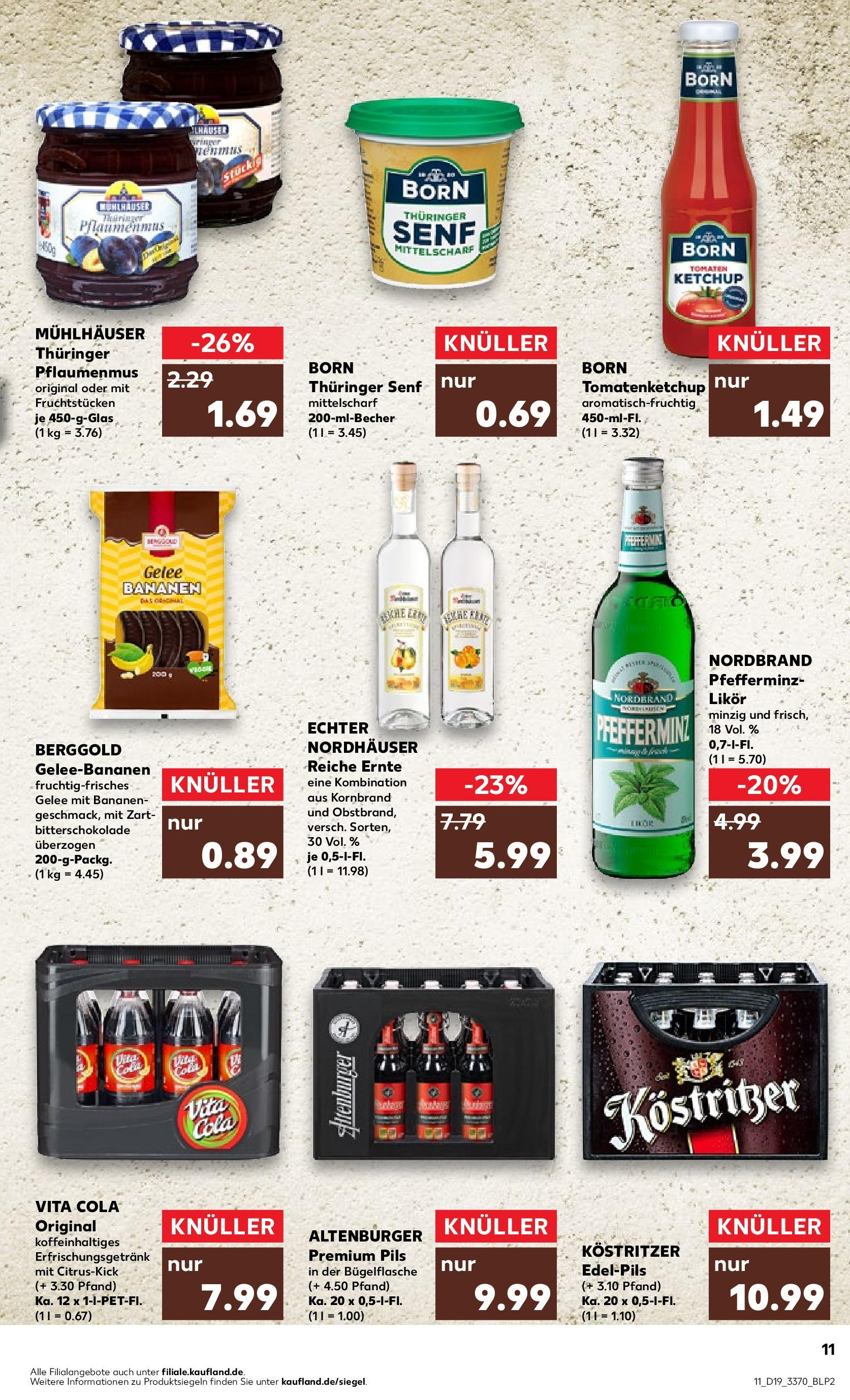 Kaufland - Thüringen (ab 10.05.2024) » Angebote Online zum Blättern | Seite: 11 | Produkte: Likör, Pils, Tomaten, Ketchup