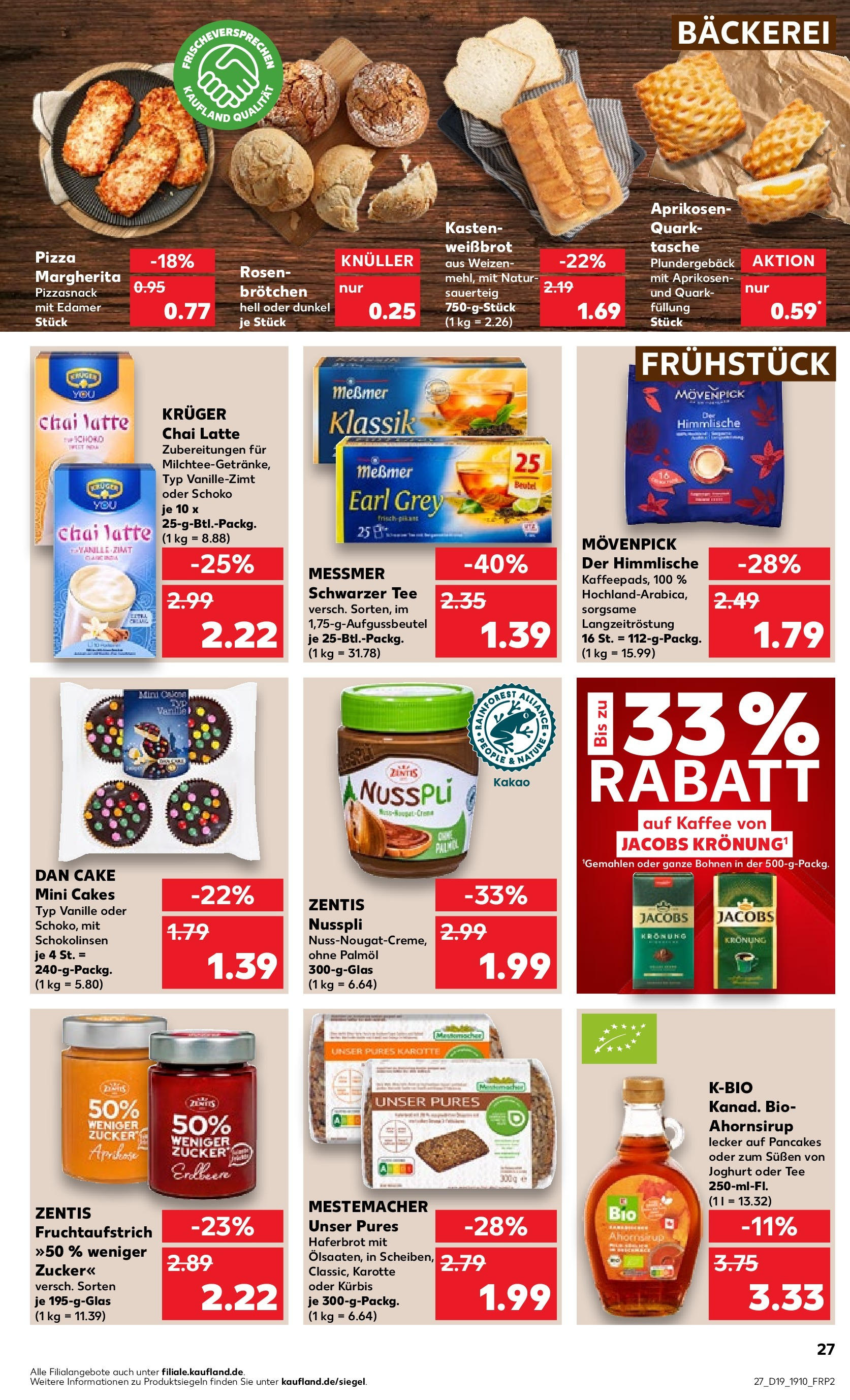 Kaufland - Rheinland-Pfalz (ab 10.05.2024) » Angebote Online zum Blättern | Seite: 27 | Produkte: Bäckerei, Zucker, Kürbis, Karotte