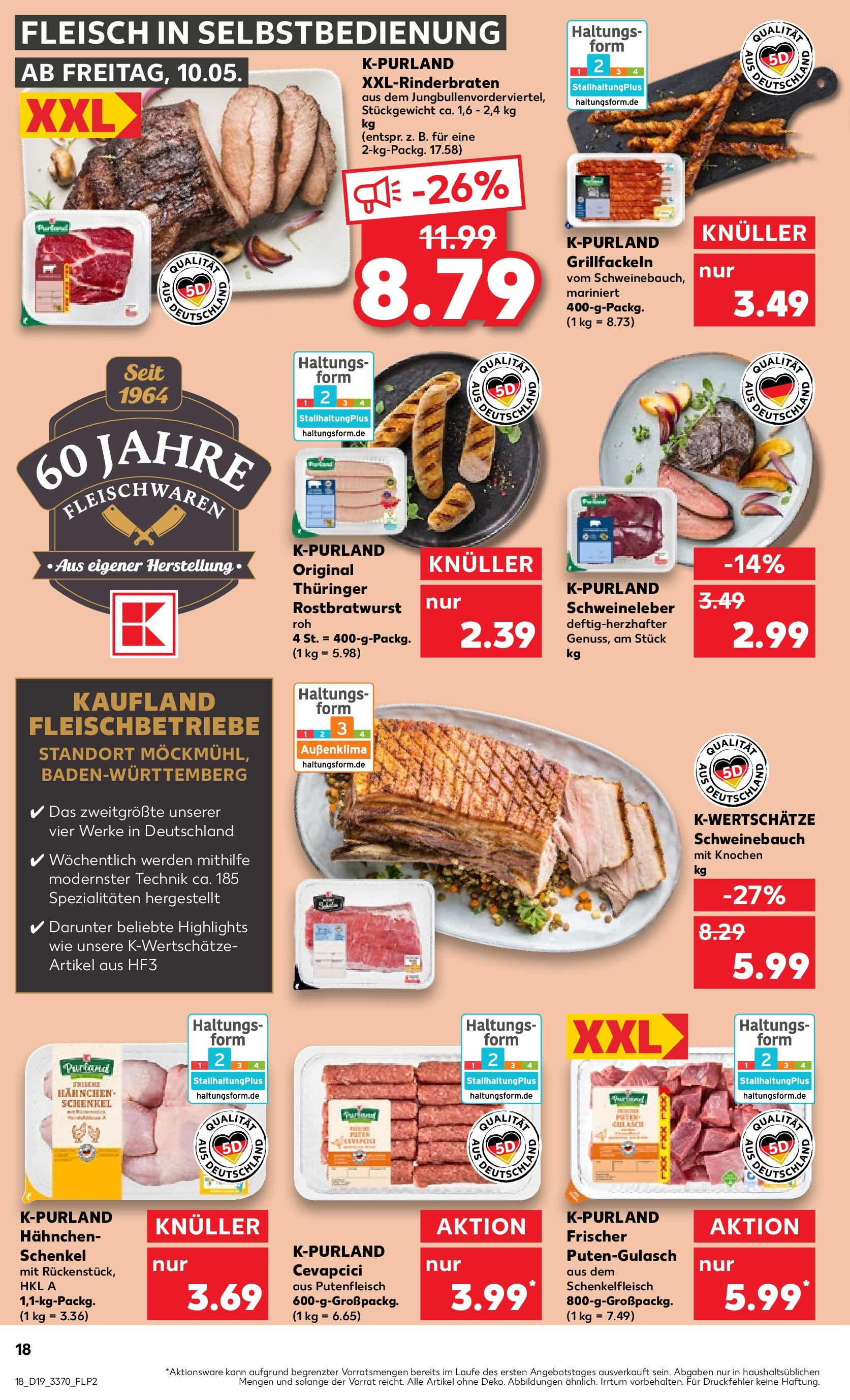 Kaufland - Thüringen (ab 10.05.2024) » Angebote Online zum Blättern | Seite: 18 | Produkte: Gemüse, Obst