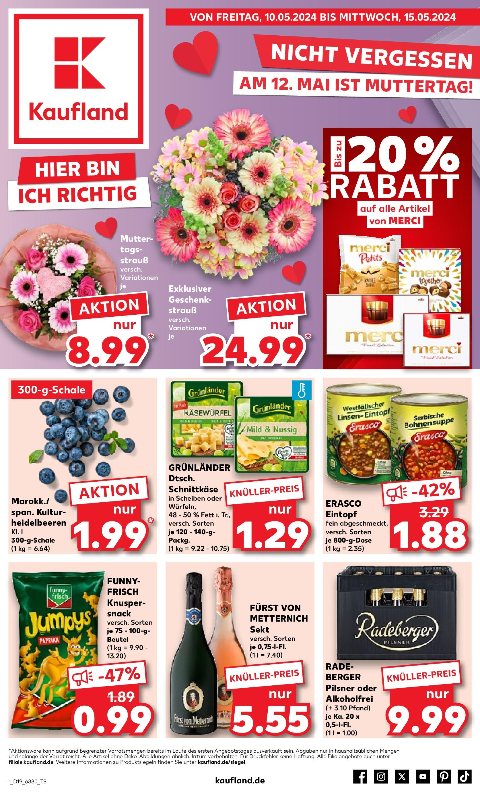 Kaufland - Saarland (ab 10.05.2024) » Angebote Online zum Blättern | Seite: 1 | Produkte: Sekt