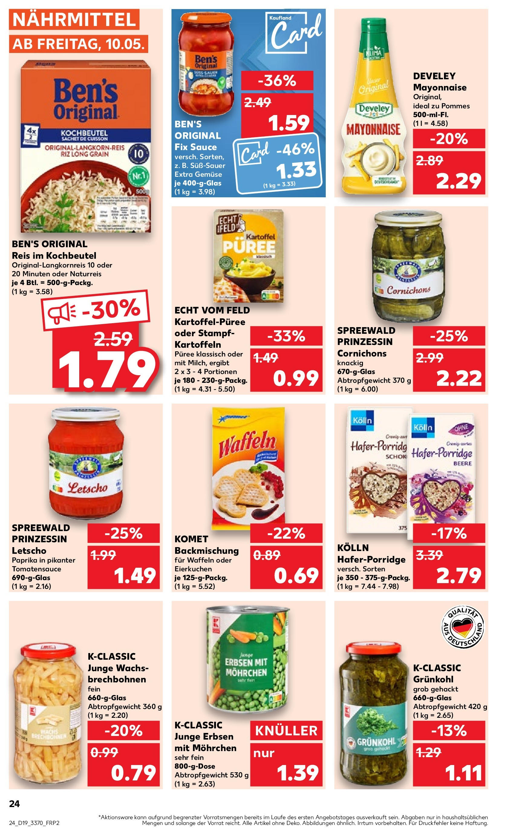 Kaufland - Thüringen (ab 10.05.2024) » Angebote Online zum Blättern | Seite: 24 | Produkte: Käse, Gouda, Ziegenkäse, Garnelen