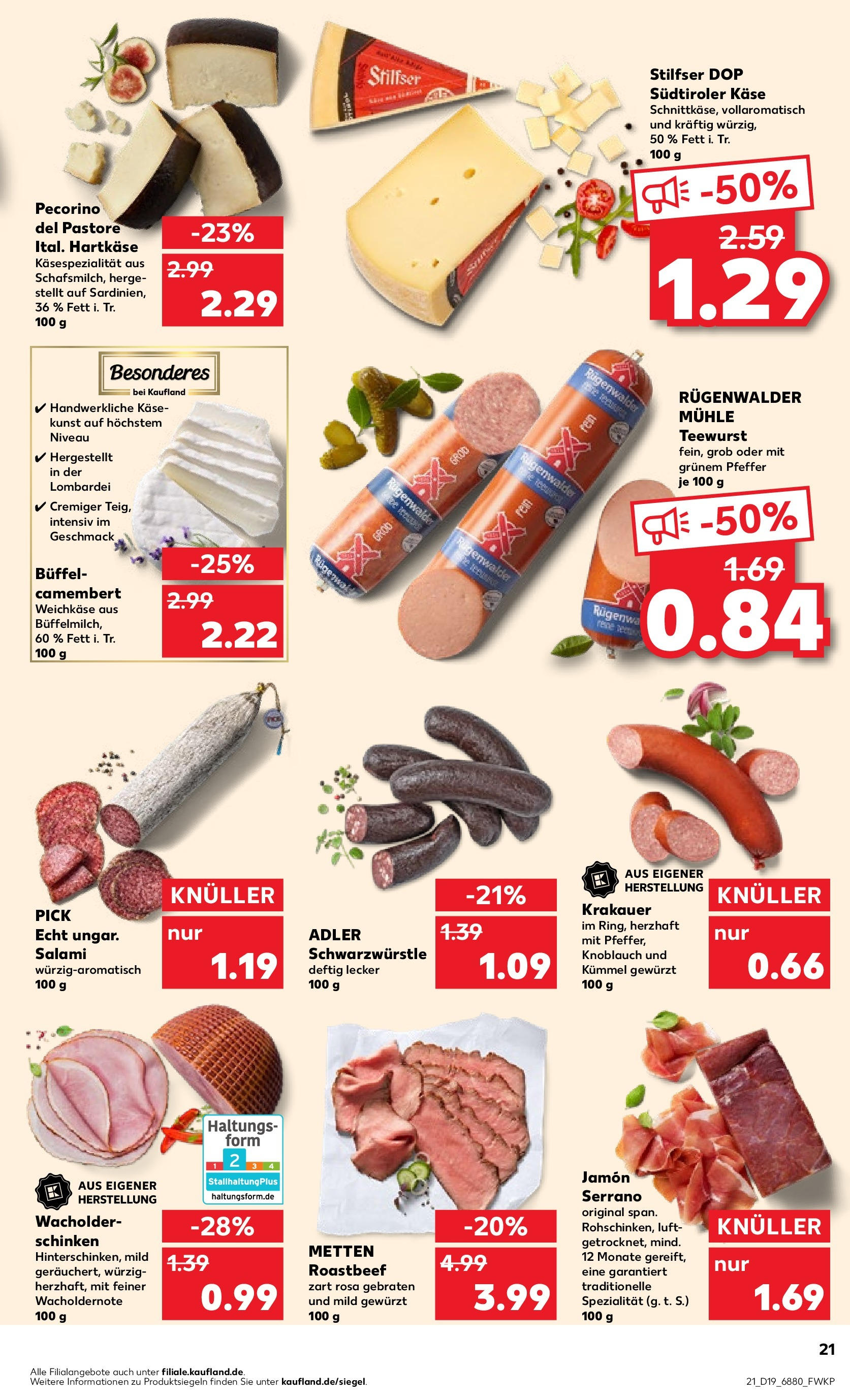 Kaufland - Saarland (ab 10.05.2024) » Angebote Online zum Blättern | Seite: 21 | Produkte: Käse, Creme