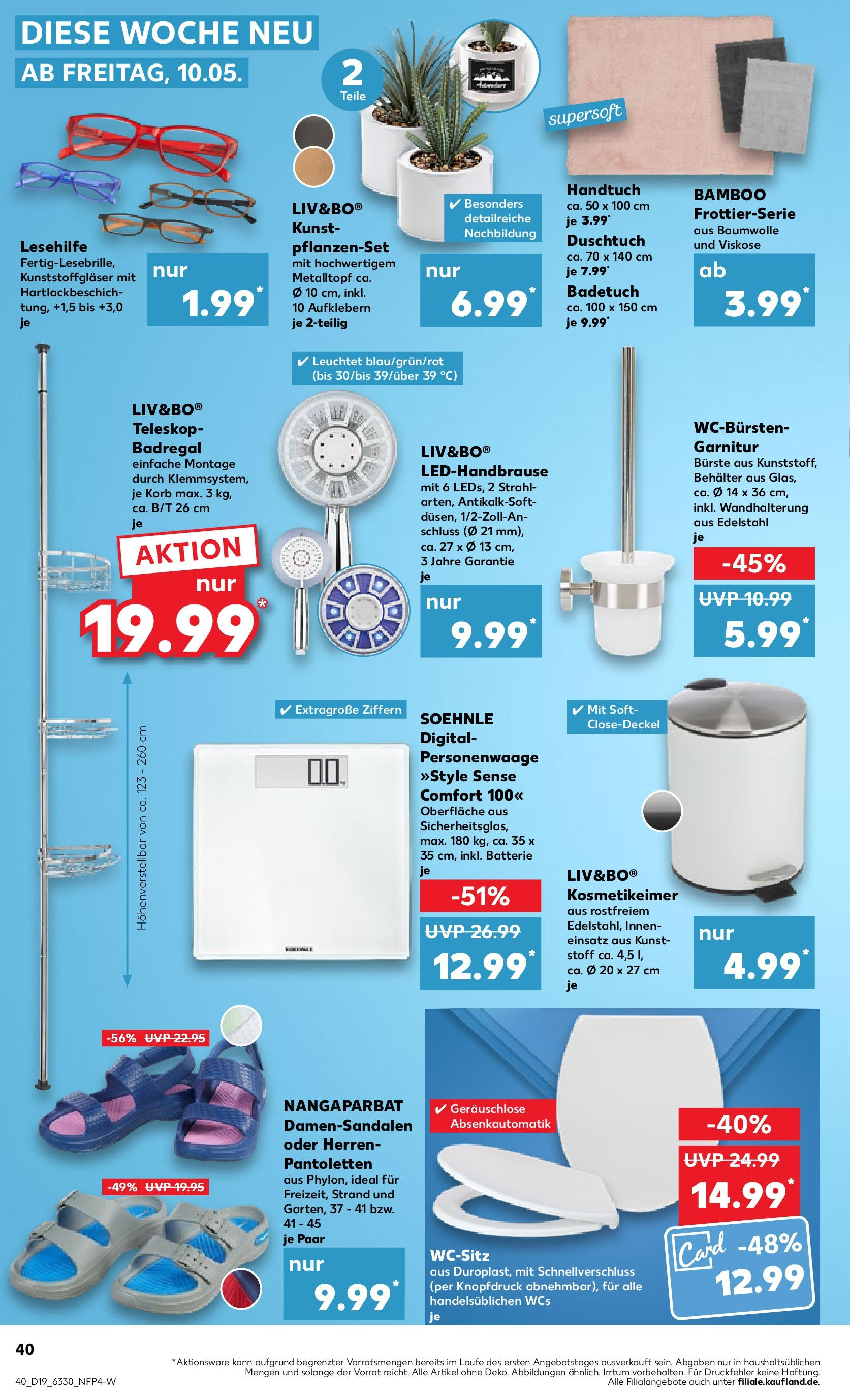 Kaufland - Hamburg (ab 10.05.2024) » Angebote Online zum Blättern | Seite: 44 | Produkte: Kefir, Wasser, Salz, Sahne