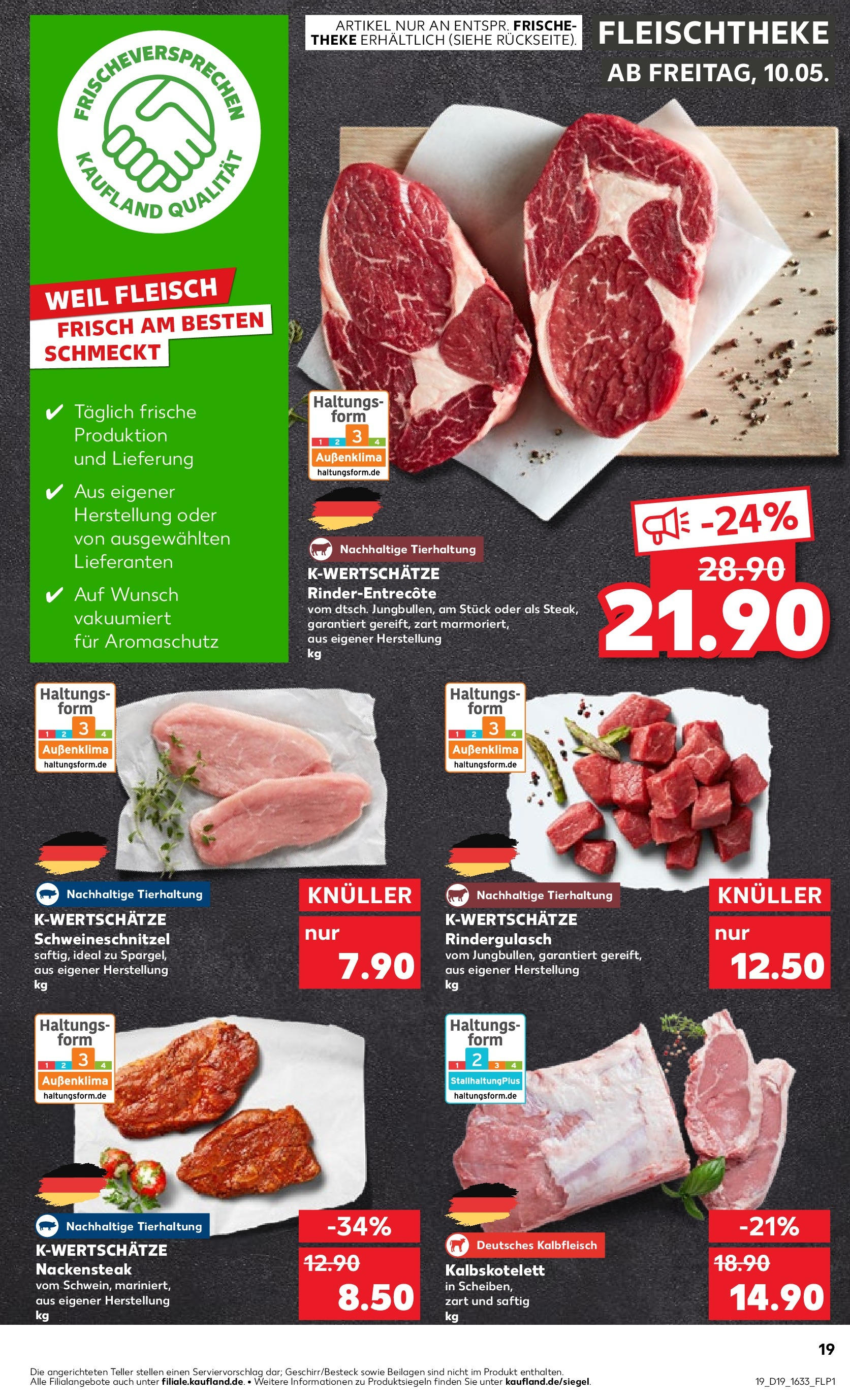 Kaufland - Bayern (ab 10.05.2024) » Angebote Online zum Blättern | Seite: 19 | Produkte: Küche, Spargel, Schinken