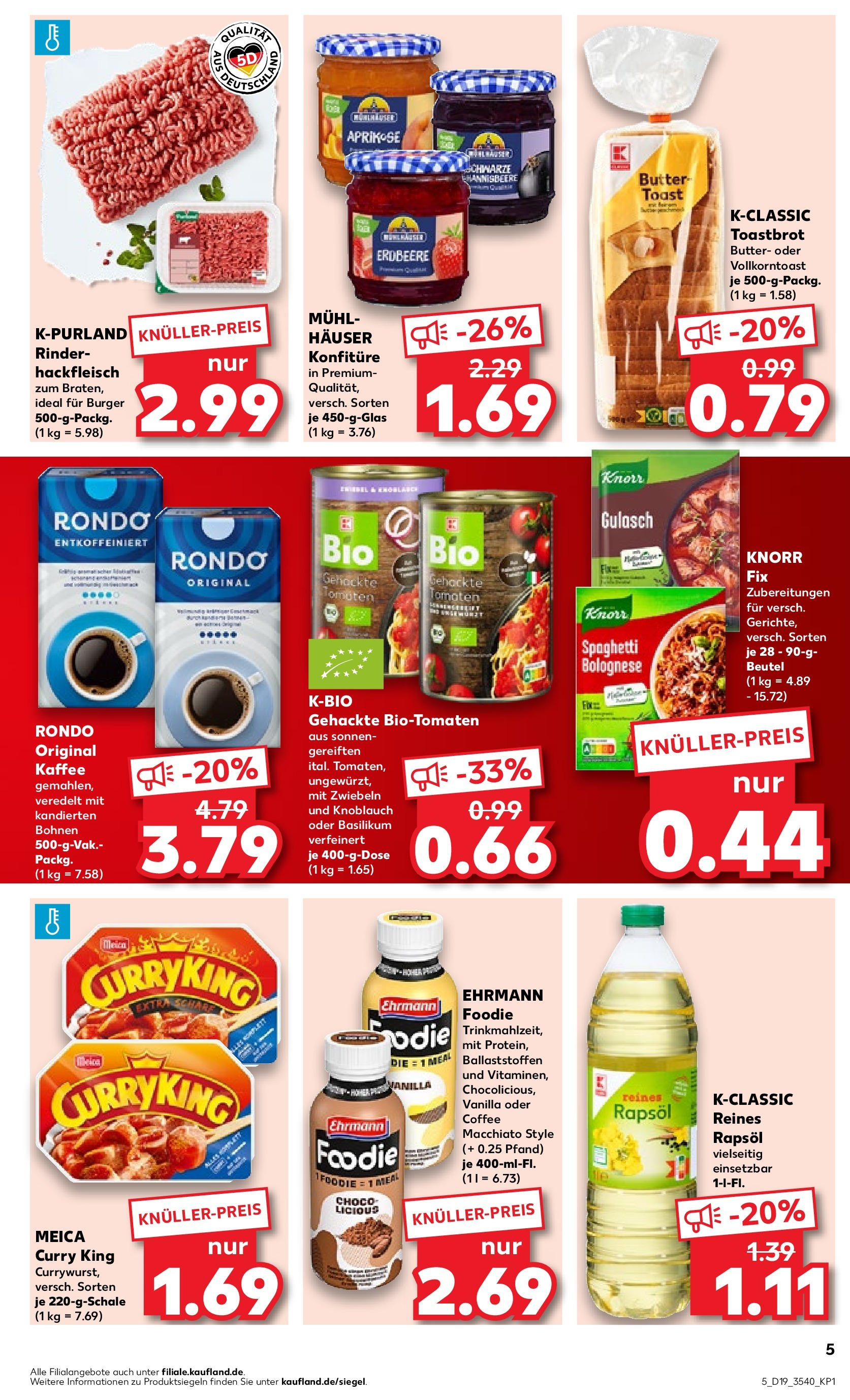 Kaufland - Berlin (ab 10.05.2024) » Angebote Online zum Blättern | Seite: 5 | Produkte: Butter, Toastbrot, Tomaten, Zwiebeln