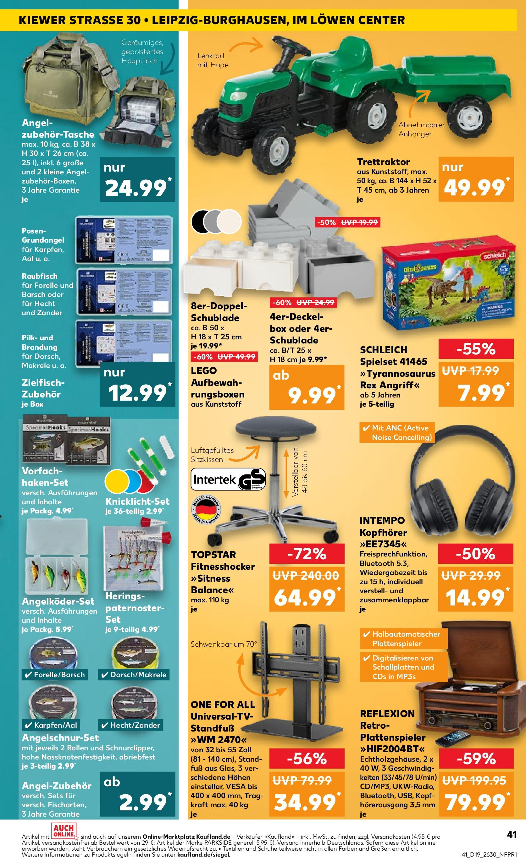 Kaufland - Sachsen (ab 10.05.2024) » Angebote Online zum Blättern | Seite: 41 | Produkte: Plattenspieler, Box, Kopfhörer