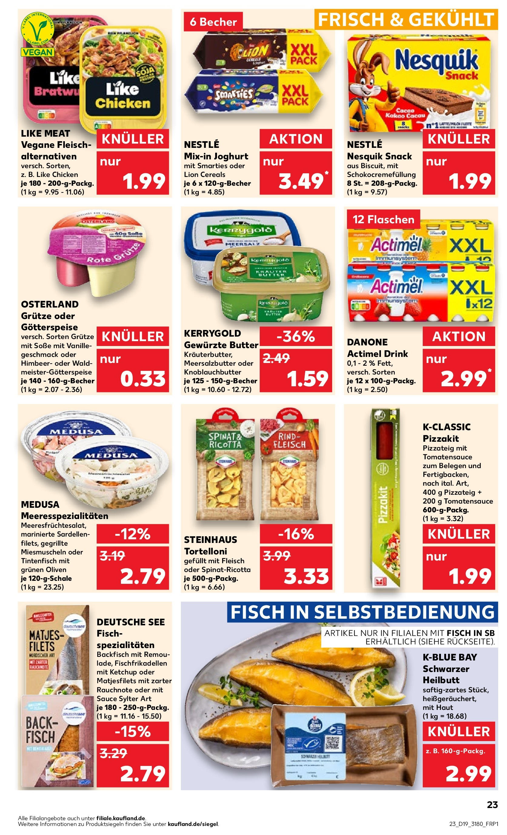 Kaufland Prospekt 	 (ab 10.05.2024) » Angebote Online zum Blättern | Seite: 23 | Produkte: Käse, Creme