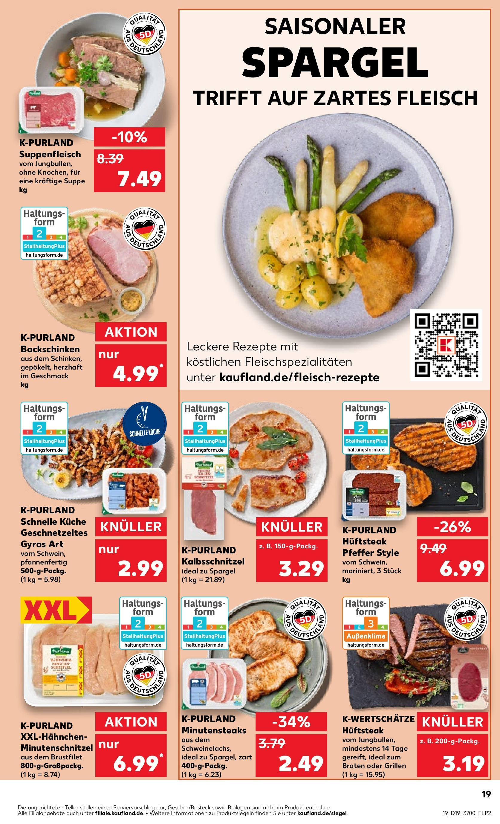 Kaufland - Mecklenburg-Vorpommern (ab 10.05.2024) » Angebote Online zum Blättern | Seite: 19 | Produkte: Küche, Spargel, Pfeffer