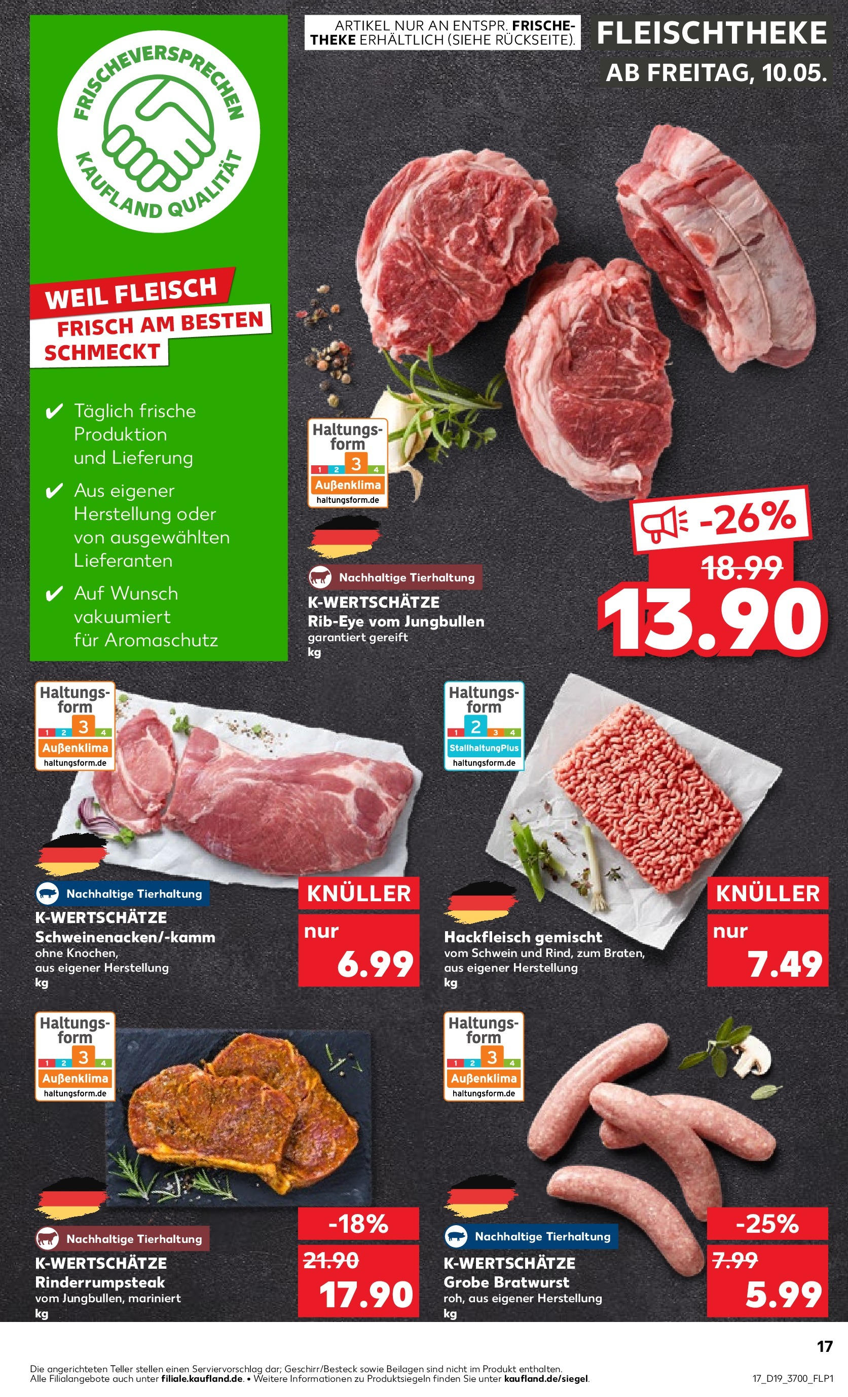 Kaufland - Mecklenburg-Vorpommern (ab 10.05.2024) » Angebote Online zum Blättern | Seite: 17 | Produkte: Theke
