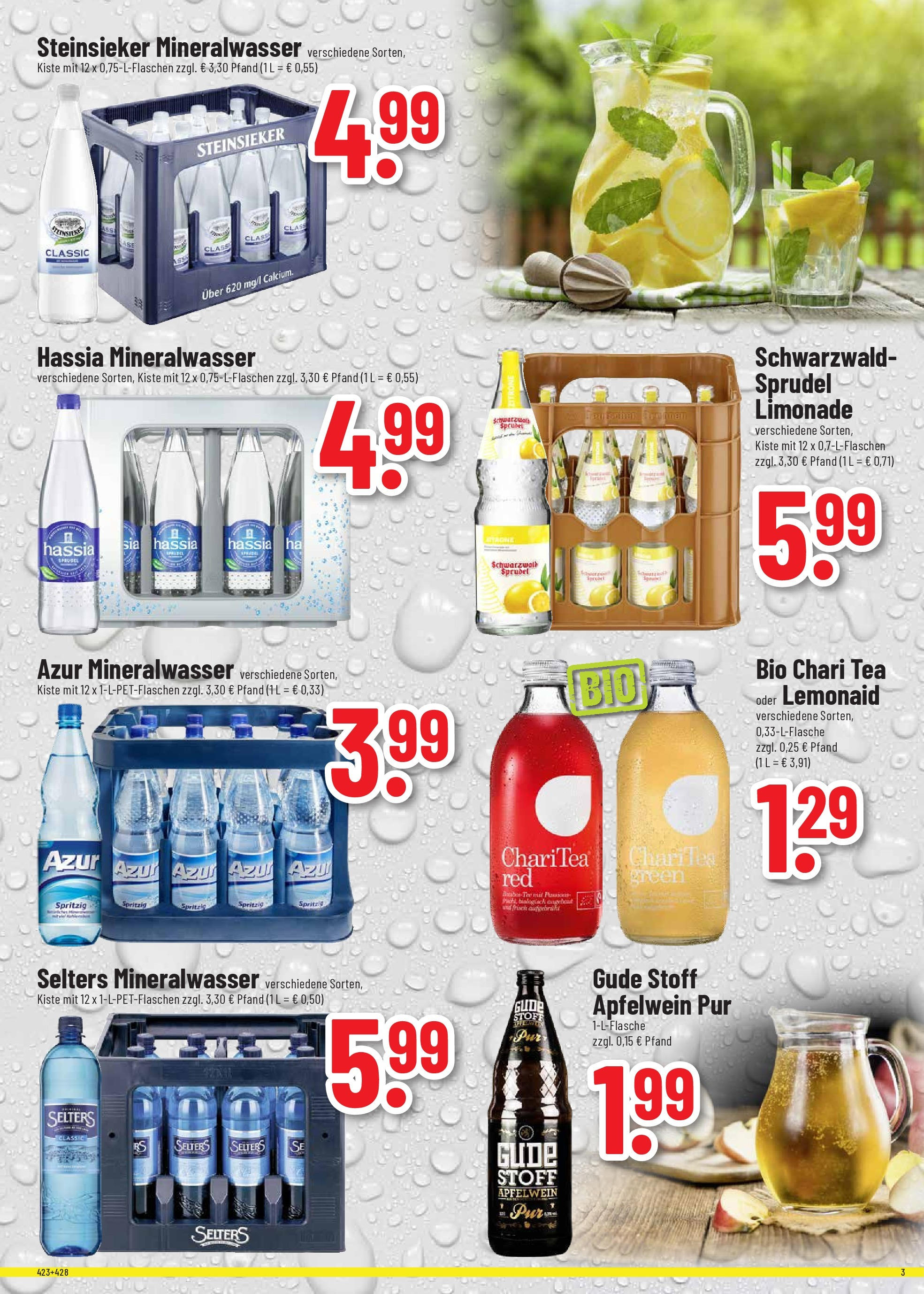 OFFERS - trinkgut: Wochenangebote (ab 05.05.2024) zum Blättern | Seite: 3 | Produkte: Limonade, Mineralwasser