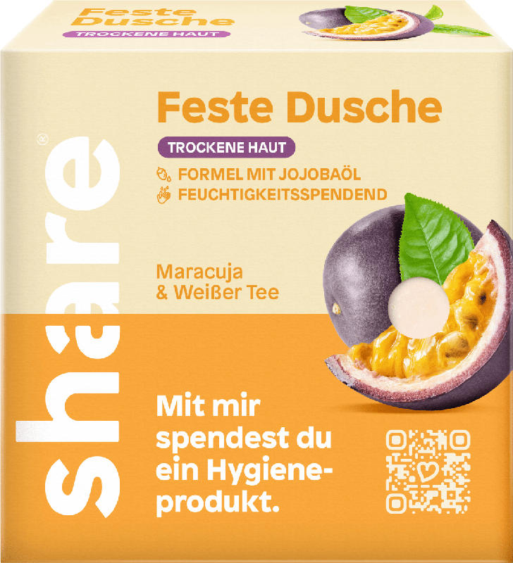 share Festes Duschgel Maracuja & Weißer Tee