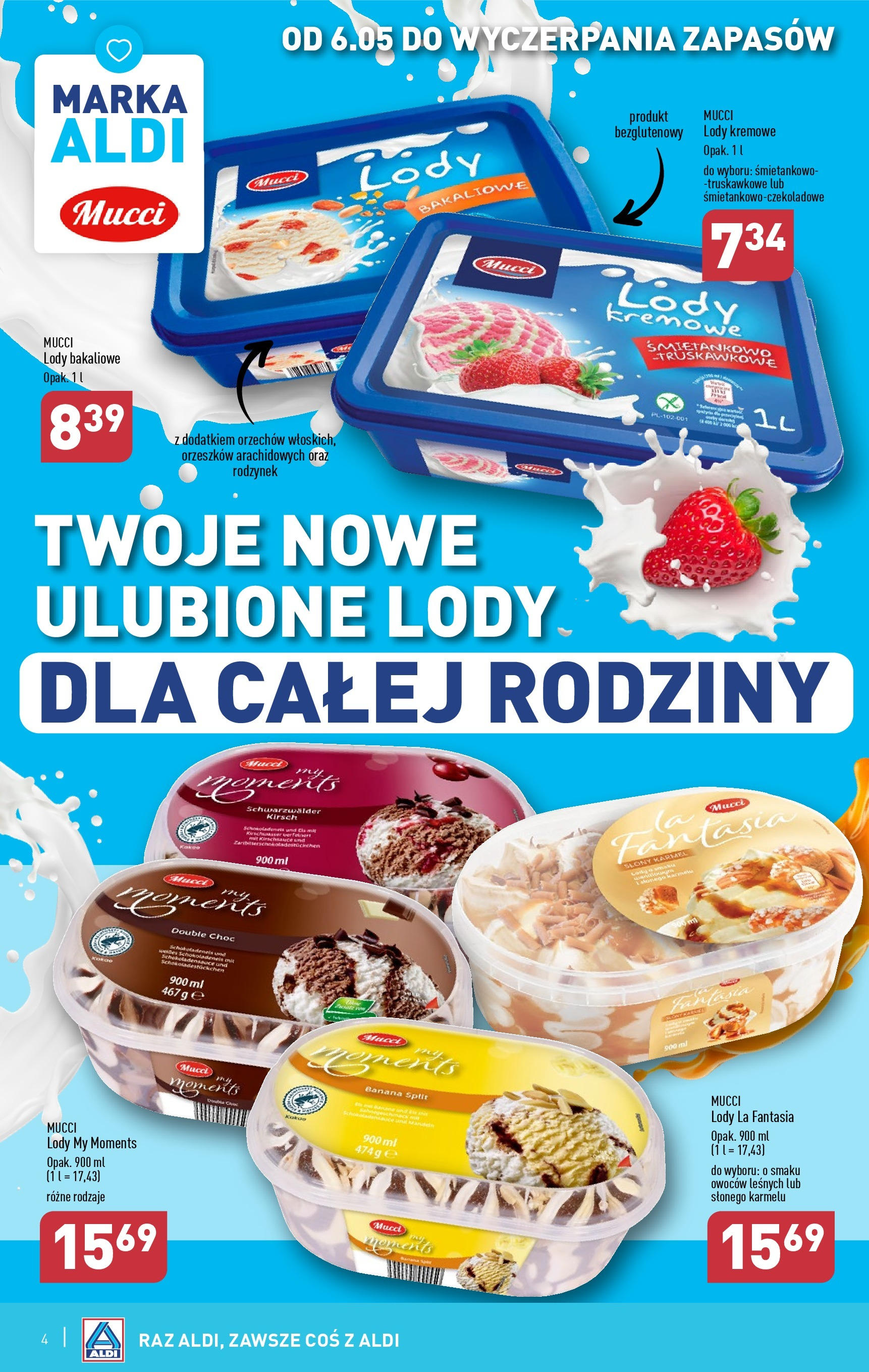 Aldi Gazetka - Lody od 06.05.2024 - Ulotka PDF, promocje | Strona: 4 | Produkty: Lody