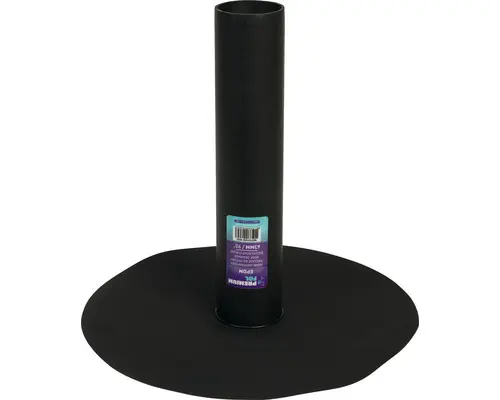 PREMIUMFOL® EPDM Dachabfluss/Regenabfluss 90° für Flachdach rund schwarz 63 mm