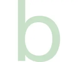 Buchstabe "b" Kunststoff H 120 mm, zum Kleben, Photo-lumineszierend