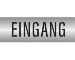 Hornbach Hinweisschild "Eingang" 240x80 mm, Edelstahl