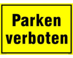 Hornbach Warnschild "Parken verboten" 297x210 mm, Kunststoff