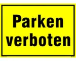 Hornbach Warnschild "Parken verboten" 297x210 mm, Kunststoff