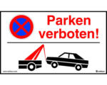 Hornbach Warnschild "Parken verboten" 165x100 mm, Kunststoff