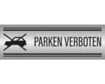 Hornbach Warnschild "Parken verboten" 240x80 mm, Edelstahl