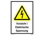 Hornbach Warnschild "Vorsicht! Elektrische Spannung" 210x148 mm, Kunststoff