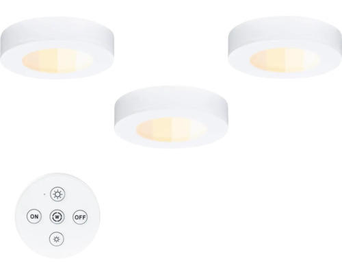 LED Aufbauleuchte Paulmann Batuno 2,1 W 3-flammig IP 44 weiß