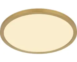 LED Deckenleuchte Globo SAPANA 18 W 1-flammig IP 44 braun (41562-18MM)