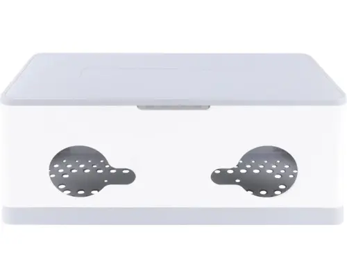 Kabelbox Q-link faltbar weiß/grau