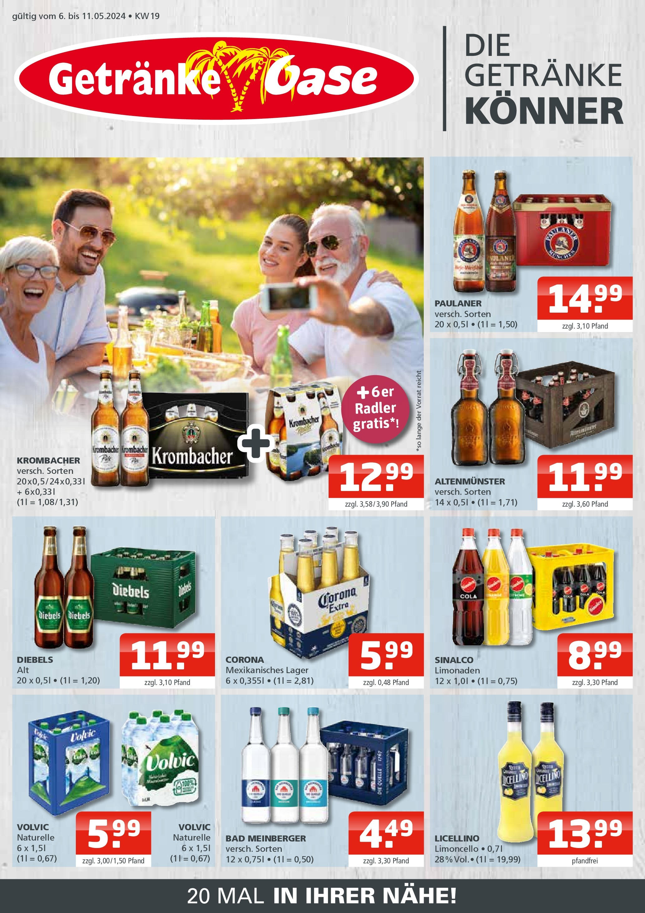 OFFERS - Getränke Oase: Wochenangebote! (ab 05.05.2024) zum Blättern | Seite: 1 | Produkte: Whiskey, Uhr