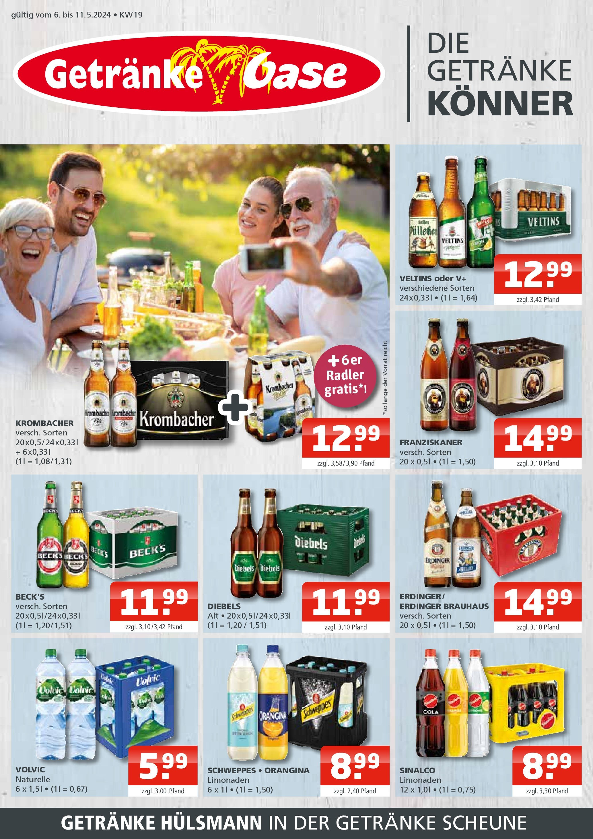 OFFERS - Getränke Oase: Wochenangebote! (ab 05.05.2024) zum Blättern | Seite: 1