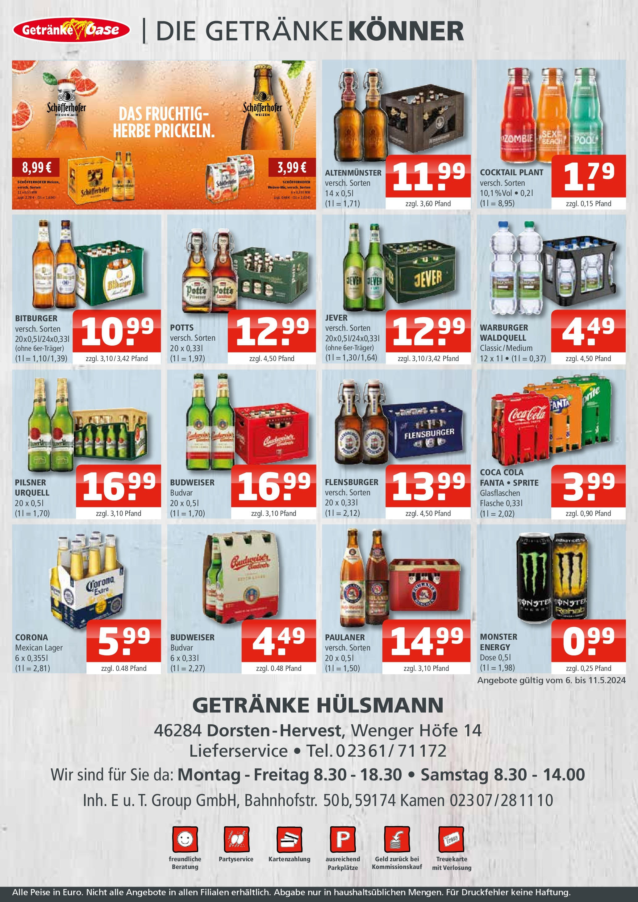 OFFERS - Getränke Oase: Wochenangebote! (ab 05.05.2024) zum Blättern | Seite: 2 | Produkte: Coca cola, Fanta