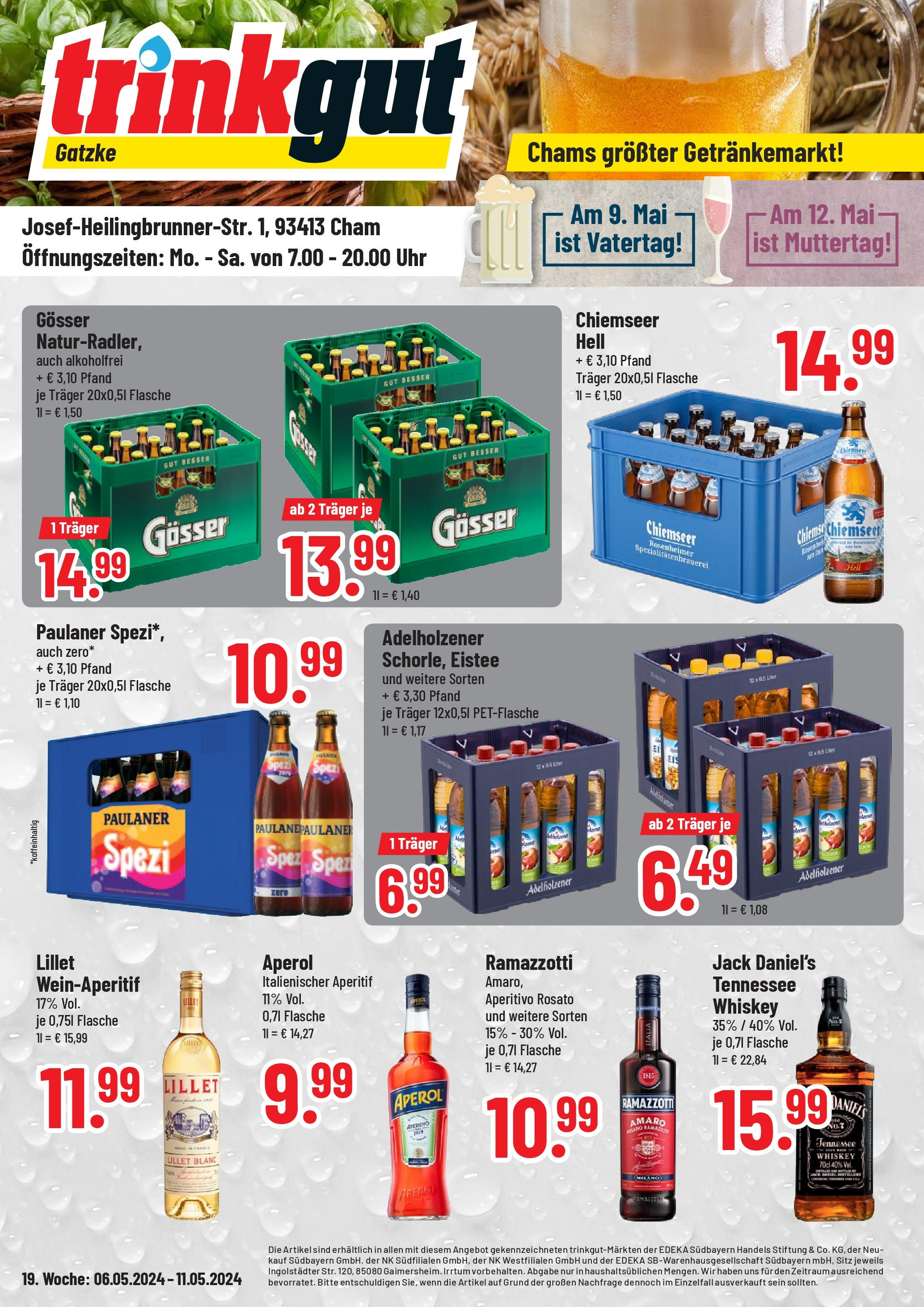 OFFERS - trinkgut: Wochenangebote (ab 05.05.2024) zum Blättern | Seite: 1 | Produkte: Whiskey, Uhr