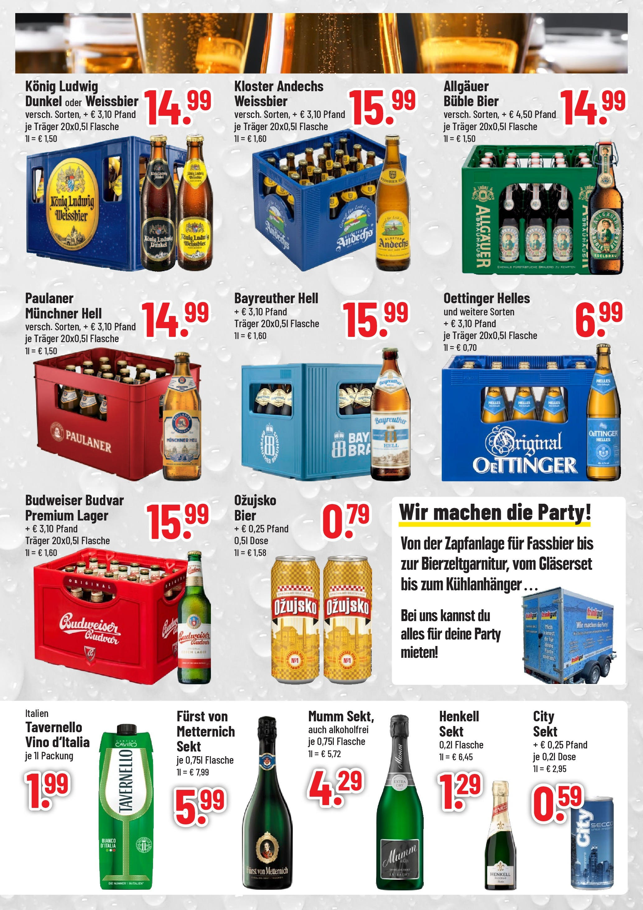 OFFERS - trinkgut: Wochenangebote (ab 05.05.2024) zum Blättern | Seite: 3 | Produkte: Bier, Weißbier, Sekt