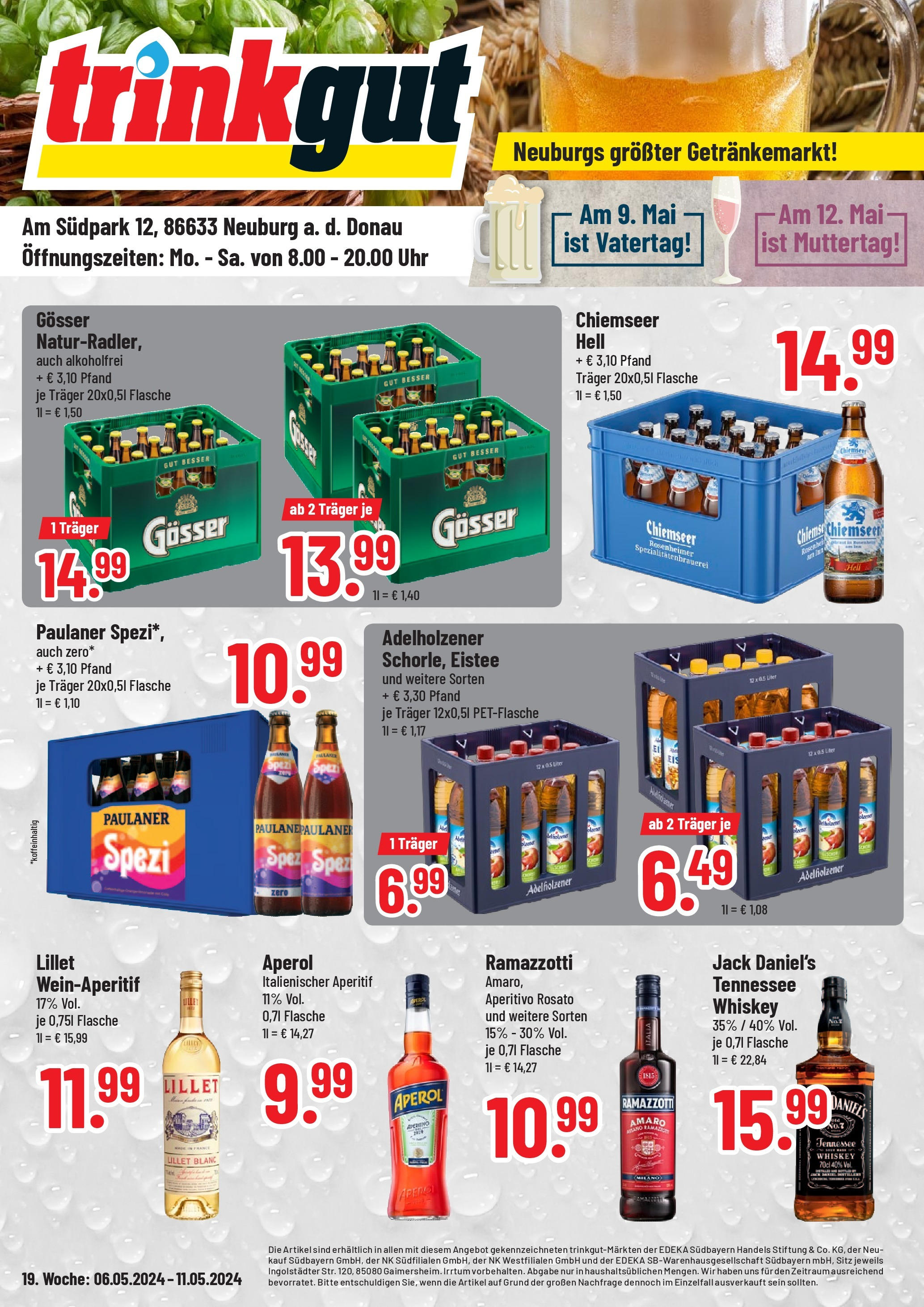 OFFERS - trinkgut: Wochenangebote (ab 05.05.2024) zum Blättern | Seite: 1 | Produkte: Whiskey, Uhr